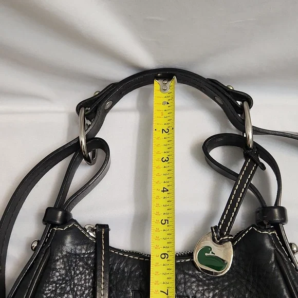 Dooney & Bourke Black Leather Shoulder Bag - Picture 10 of 14